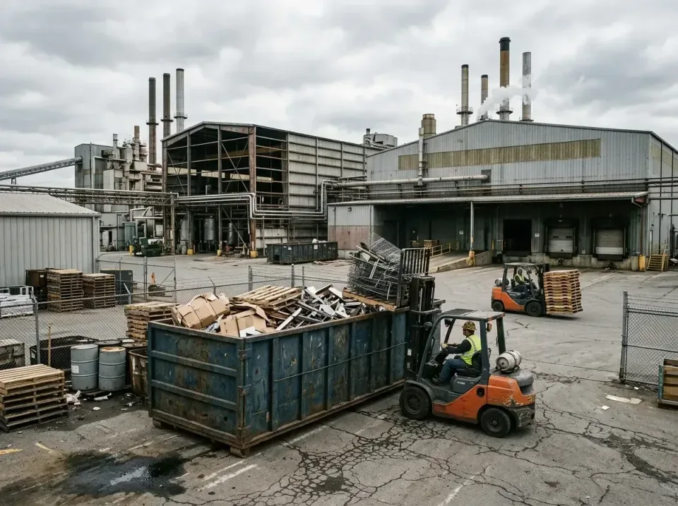 industrial-factory-scrap-conta-003 — frequently asked questions, Cheap Roll-off Dumpster Rentals in Mount Union, PA